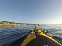 Paddling to Long Bay
