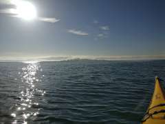 Browns Island in the distance