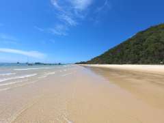 Beach on Moreton Island