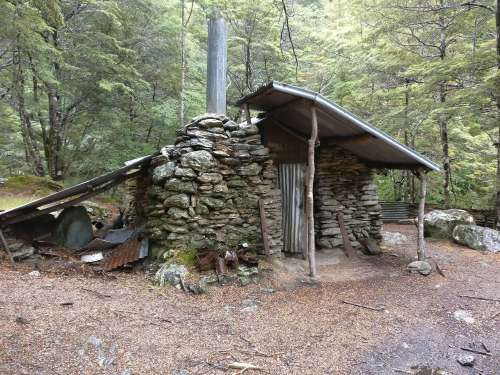 Gold miner's hut