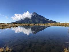 Mount Taranaki from Pouakai Tarn