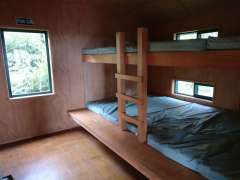 Mt Heale Hut bunk beds