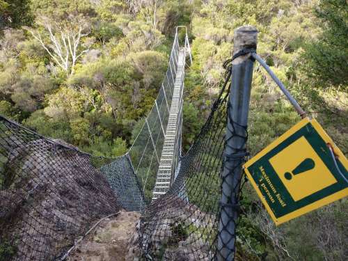 One person swing bridge