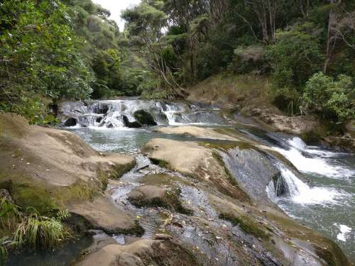 One of many stream crossings