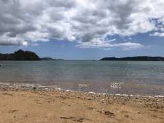 View from beach where we had lunch